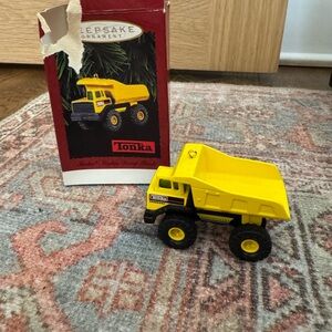 Vintage Tonka Yellow Dump Truck Ornament